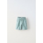 TOPSTITCHED SHORTS