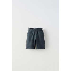 TOPSTITCHED SHORTS