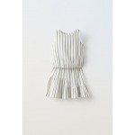 STRUCTURED STRIPED TOP AND SKIRT MATCHING SET