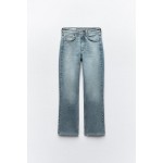 FLARED CROPPED HIGH WAIST TRF JEANS