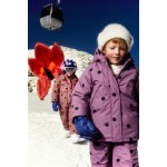 WATER REPELLENT AND WIND RESISTANCE POLKA DOT JACKET SKI COLLECTION