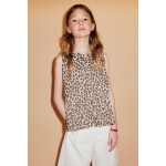 ANIMAL TIED TOP