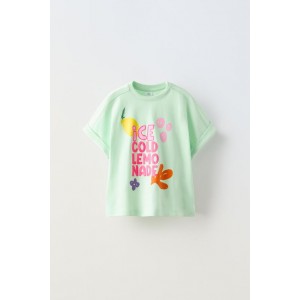 FLOWER TEXT T-SHIRT