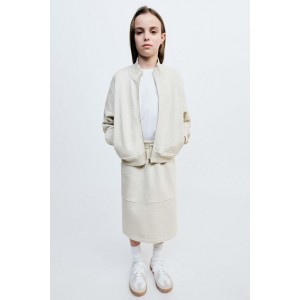 ZIPPERED JACKET TRUE NEUTRALS