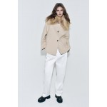 COAT WITH MANTECO WOOL ZW COLLECTION