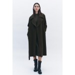 BELTED WOOL BLEND COAT ZW COLLECTION