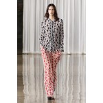 ZW COLLECTION PRINTED TIED SHIRT