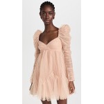 Tulle Ruched Mini Dress