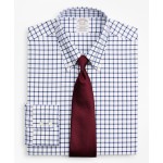 Stretch Soho Extra-Slim-Fit Dress Shirt, Non-Iron Twill Button-Down Collar Grid Check