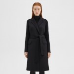 Wrap Coat in Double-Face Wool-Cashmere