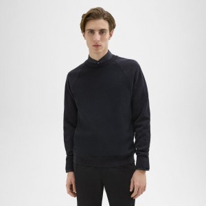 Scuba-Wool Combo Sweatshirt