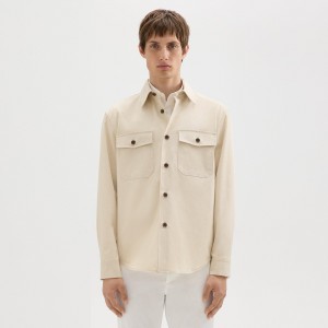 Garvin Shirt Jacket in Organic Cotton