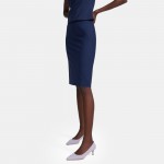 Pencil Skirt in Stretch Wool
