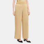 Slit Pull-On Pant in Silky Poly