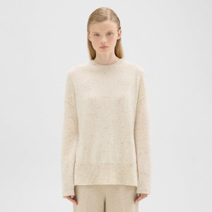Karenia Sweater in Donegal Wool-Cashmere