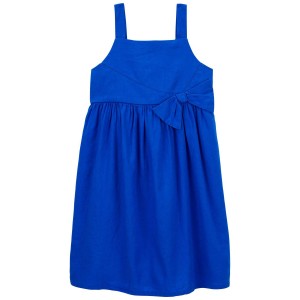 Blue Kid Sleeveless LENZING ECOVERO Dress