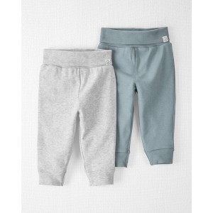Multi Baby Organic Cotton 2-Pack Joggers