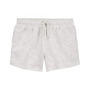 Grey Kid Pull-On French Terry Shorts