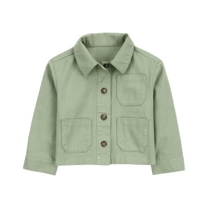 Green Toddler Twill Jacket