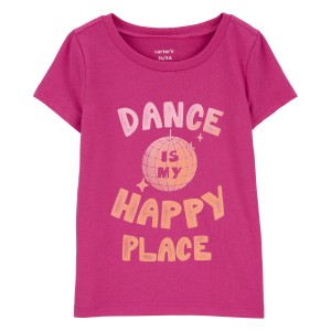 Pink Toddler Dance Graphic Tee