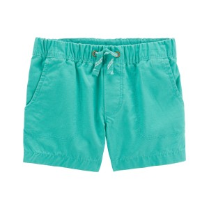 Turquoise Toddler Pull-On Terrain Shorts