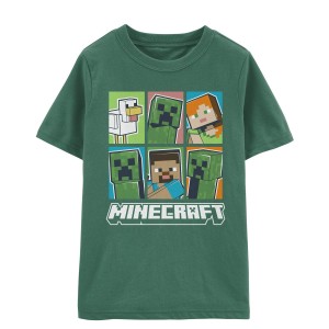 Green Kid Minecraft Tee