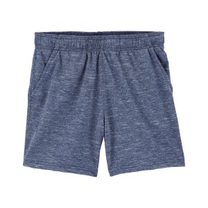 Blue Kid Pull-On Athletic Shorts