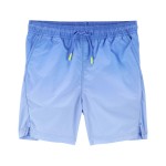 Blue Kid Pull-On Active Drawstring Shorts