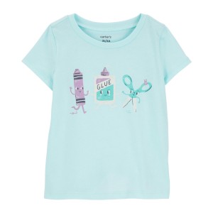 Blue Toddler Crafty Graphic Tee