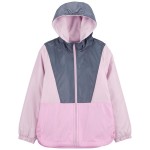 Pink/Grey Kid Colorblock Active Midweight Jacket