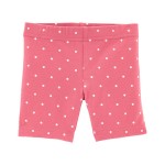 Pink Toddler Polka Dot Bike Shorts