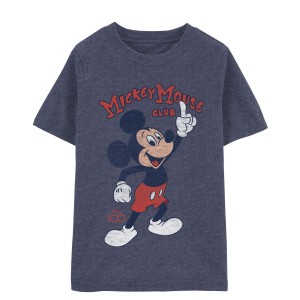 Navy Kid Mickey Mouse Club Tee