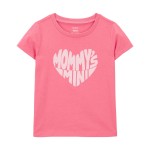 Pink Toddler Mommys Mini Graphic Tee