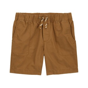 Brown Kid Pull-On Terrain Shorts