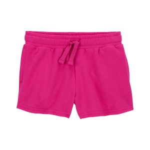 Pink Baby Pull-On French Terry Shorts