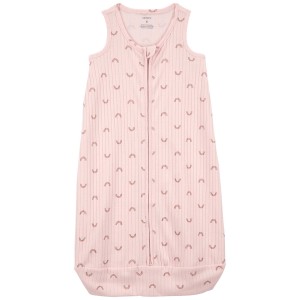 Pink Baby Rainbow 2-Way Zip Wearable Blanket