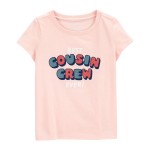 Pink Toddler Best Cousin Crew Ever Graphic Tee