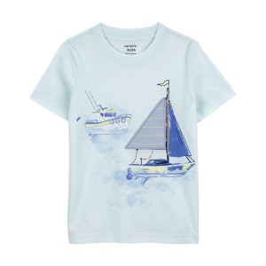 Blue Baby Sailboat Graphic Tee