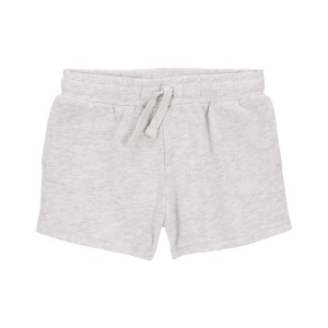 Grey Baby Pull-On French Terry Shorts