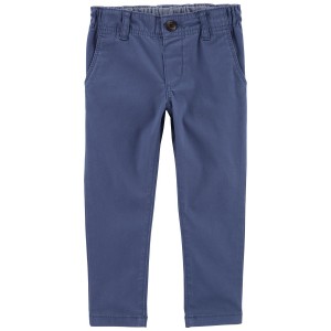 Blue Toddler Skinny Fit Tapered Chino Pants