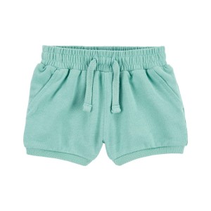 Mint Baby Pull-On French Terry Shorts