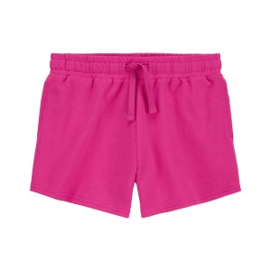 Pink Kid Pull-On French Terry Shorts