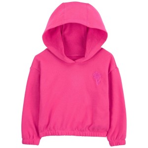 Pink Baby Hooded French Terry Top