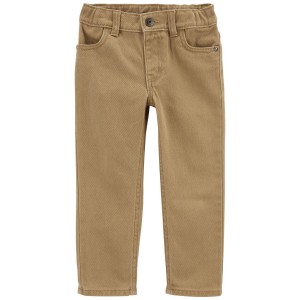 Khaki Toddler Relaxed Fit Twill Pants