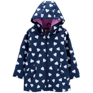 Heart Color Changing Toddler Heart Color-Changing Rain Jacket