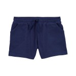 Navy Kid Pull-On French Terry Shorts