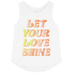 Ivory Kid Active Tank In BeCool Fabric
