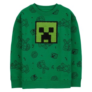 Green Kid Minecraft Sweatshirt