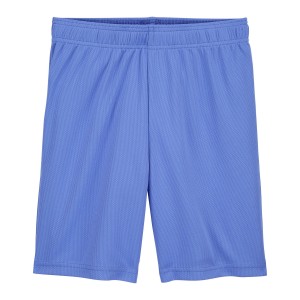 Blue Kid Athletic Mesh Shorts