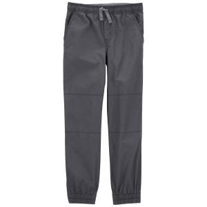 Grey Kid Everyday Pull-On Pants
